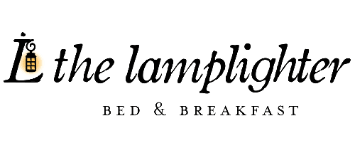 Logo for "The Lamplighter Bed & Breakfast."